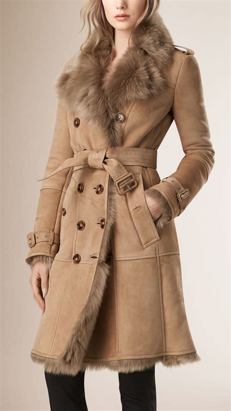 burberry fur coat men|burberry women's coat.